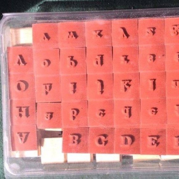Stampin' Up Alphabet Stamps - 2 full sets - Picture 3 of 7